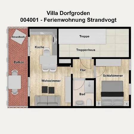 Appartement Dorfgroden Strandvogt Wangerooge